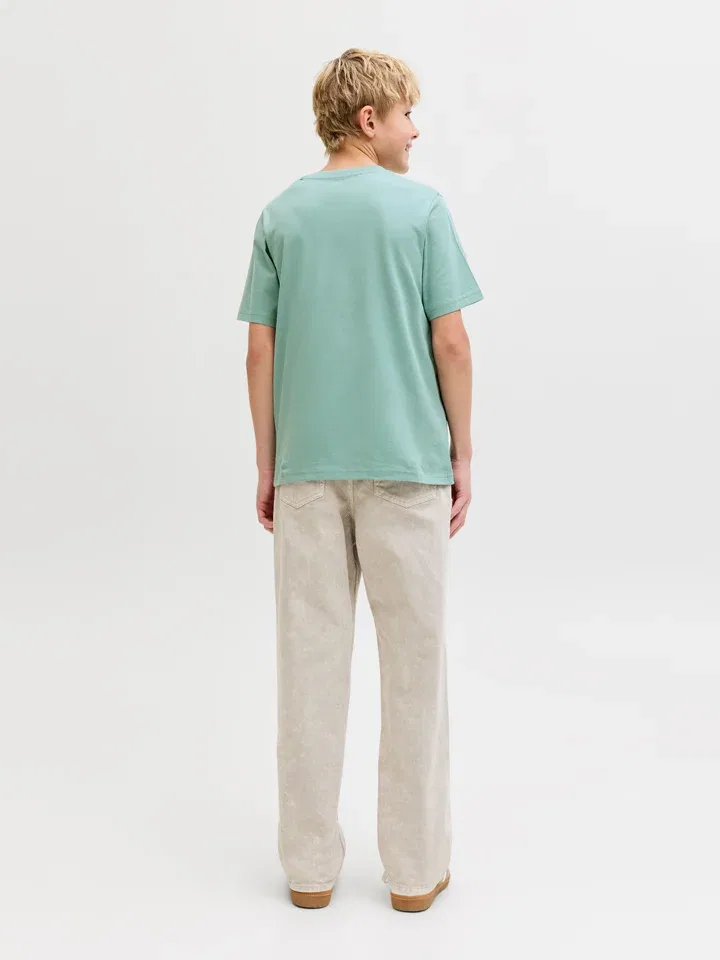 Футболка с логотипом JACK & JONES Junior, зеленый — фото 3