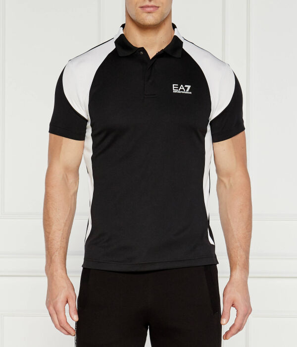 

Рубашка поло Slim fit Ea7, черный
