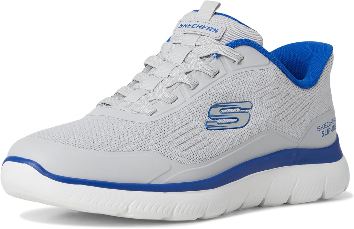 Мужские слипоны Skechers Summits Leyter без застежек, голубой — фото 2