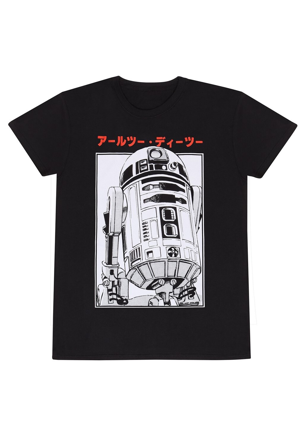

Футболка с принтом STAR WARS R2D2 KATAKANA Henry Tiger, черный