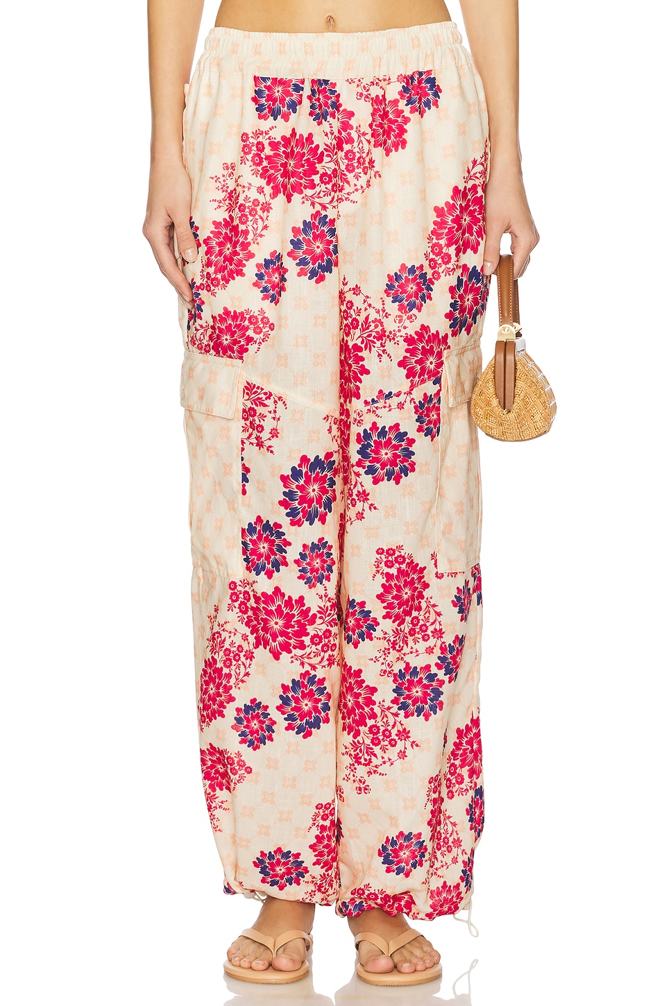 

X revolve брюки oriana Agua Bendita, nath pink floral