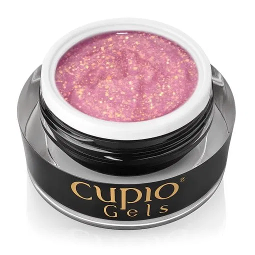 Строительный гель Cupio Glitter Glam Flirty, 15 мл ‎Cupio