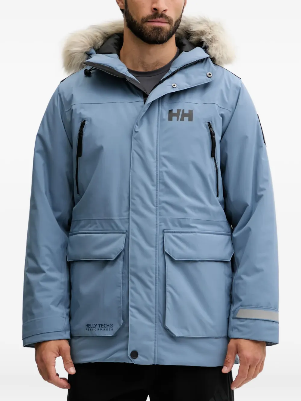 

Парка с капюшоном Reine Helly Hansen, синий