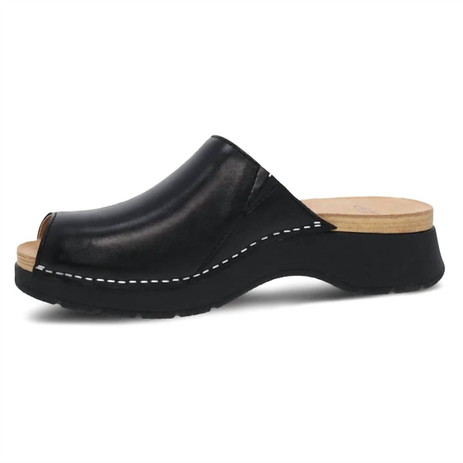 Женские мюли Ravyn Peep-Toe черного цвета dansko — фото 2