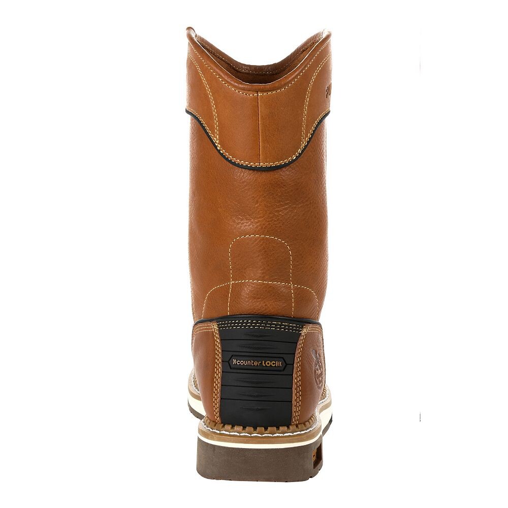 Georgia Boots Мужские рабочие ботинки на танкетке AMP LT, коричневый — фото 4