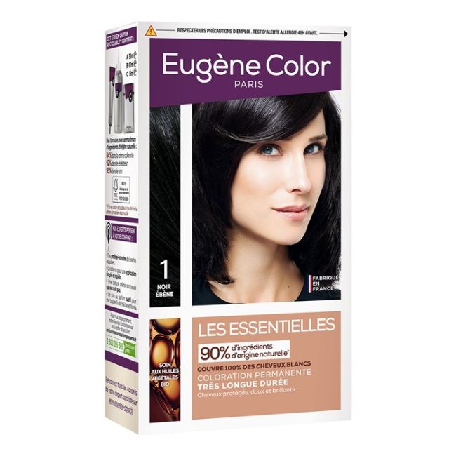 

Краска для волос Eugene les essentielles Eugene Color, цвет 1 ebony black