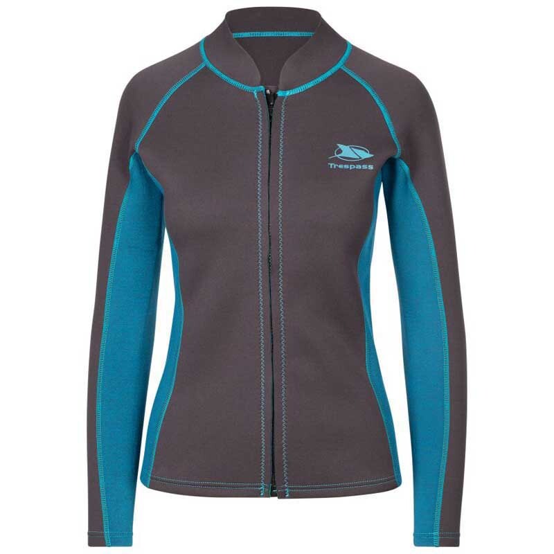

Футболка с длинным рукавом Trespass Skippor Zip Neoprene, зеленый