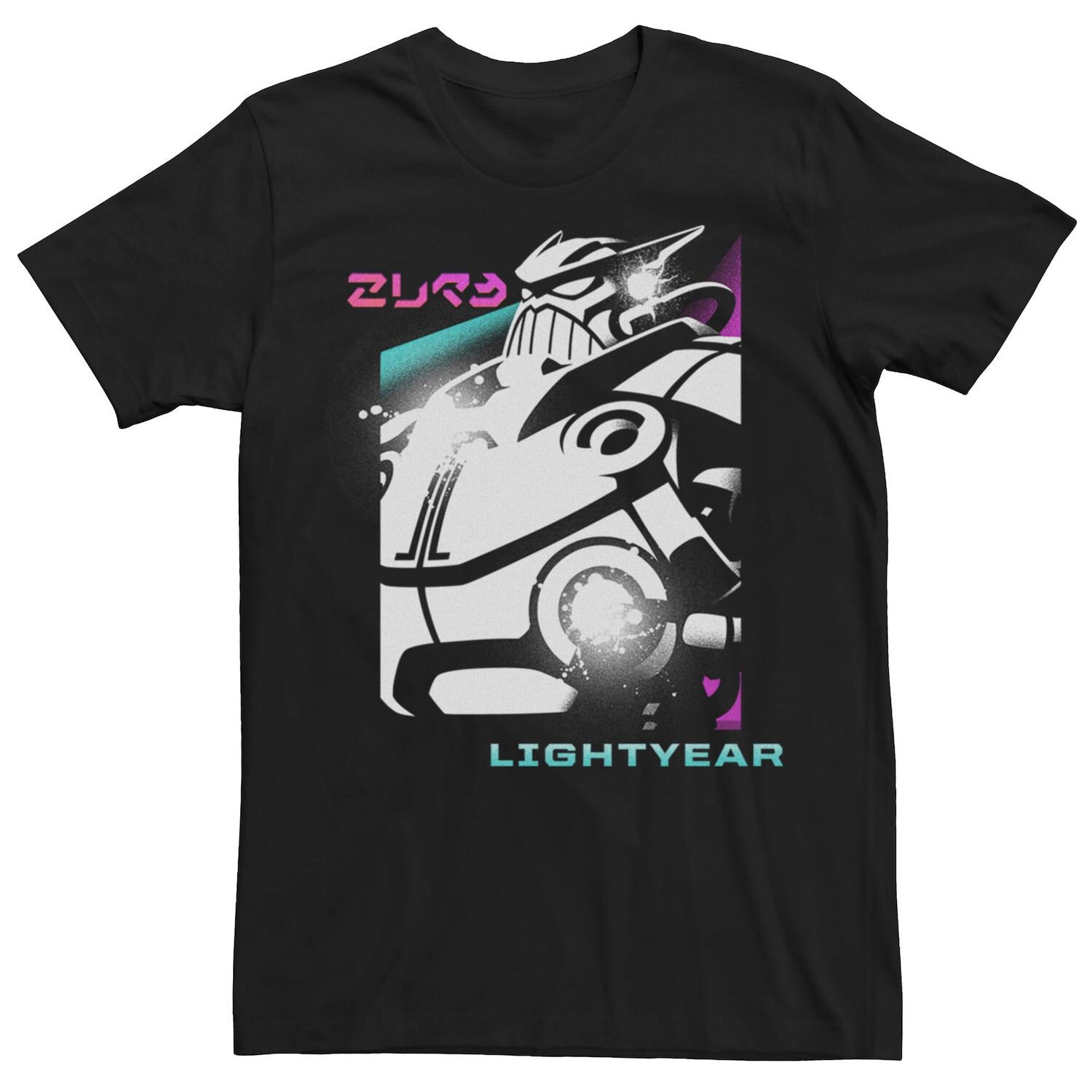 

Мужская футболка контрастного цвета с граффити Disney/Pixar Lightyear Emperor Zurg Graffiti Licensed Character