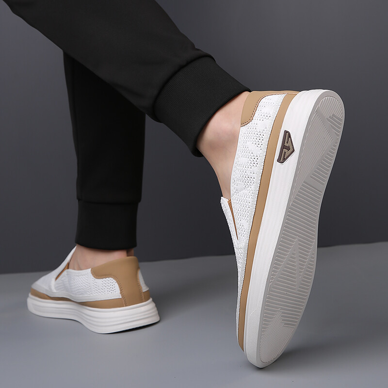 Туфли мужские Men"s Casual Men Low-Top Captain Illy, белый — фото 4