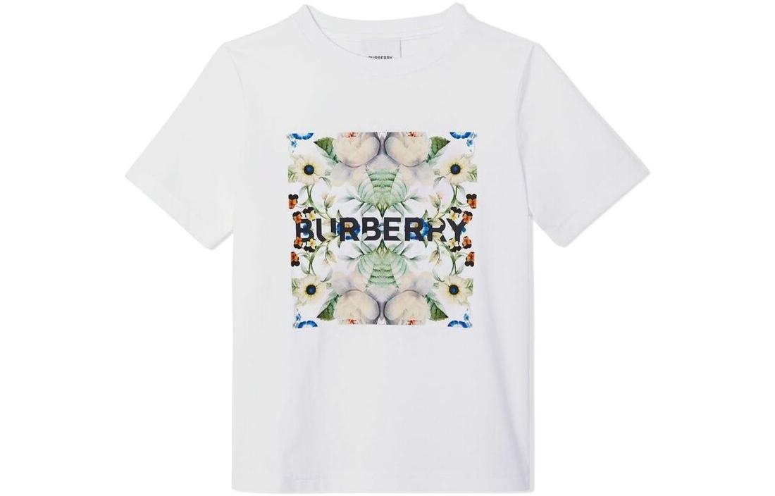 

Футболка детская Burberry с цветным принтом, белый