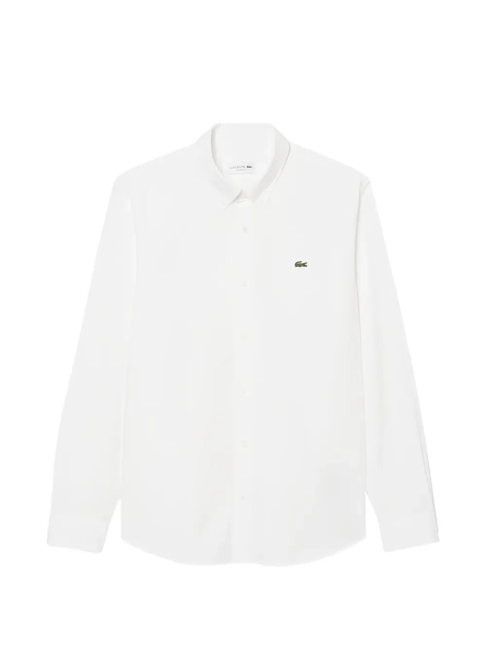 Рубашка Lacoste с длинными рукавами, хлопок, белый
