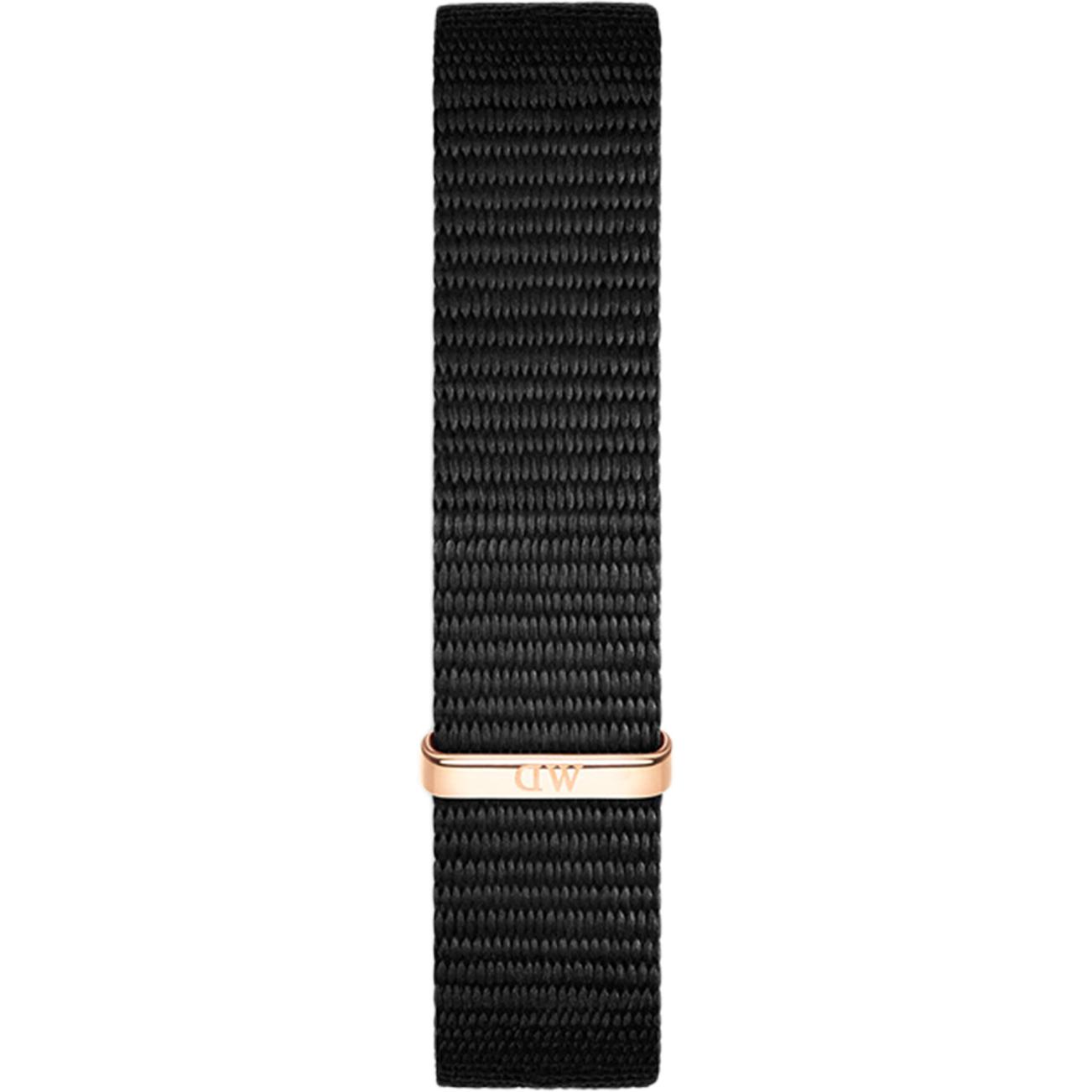 

Ремешок Daniel Wellington совместимый с Dw материал Canvas 12 18MM текстурированный ремешок DW/DanielWellington, 12mm-rg-черный