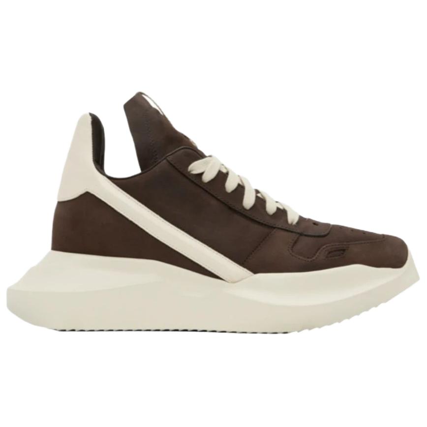 Женские повседневные кроссовки RO Low Top в цвете Dark Coffee RICK OWENS, Dark Coffee — фото 3