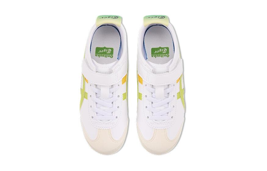 Кроссовки Onitsuka Tiger MEXICO 66 Kids Lifestyle Shoes Kids Low-top White/Green, зеленый — фото 3