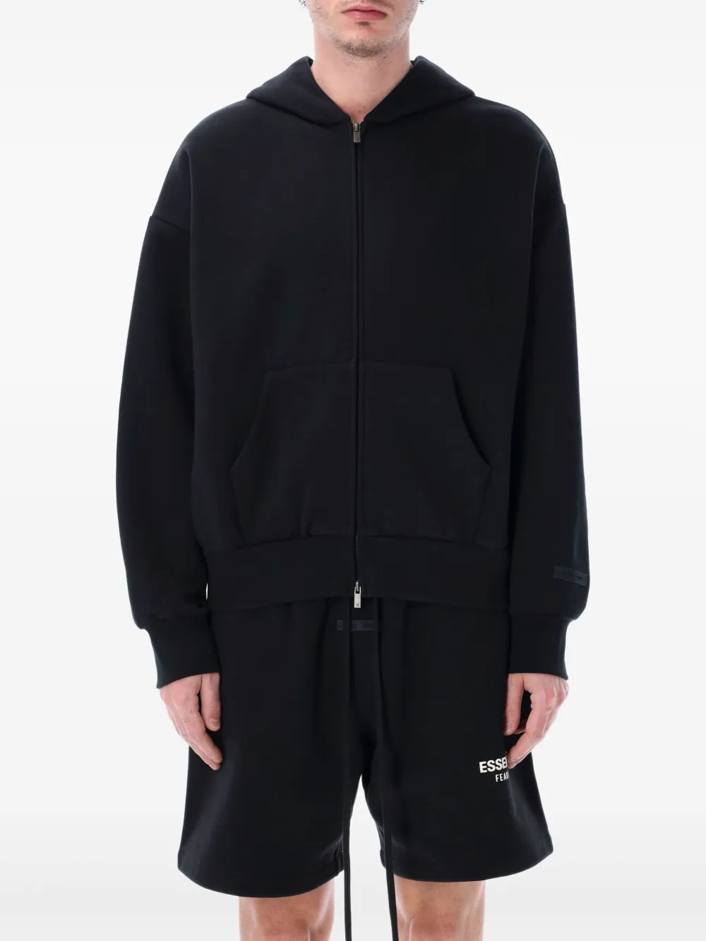 

Флисовое худи FEAR OF GOD ESSENTIALS, черный