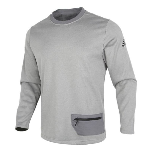

Толстовка adidas Fleece Lined Stay Warm Casual Running Sports Gray, серый