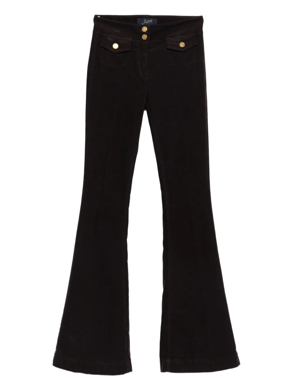 

Расклешенные брюки на пуговицах Seafarer, коричневый