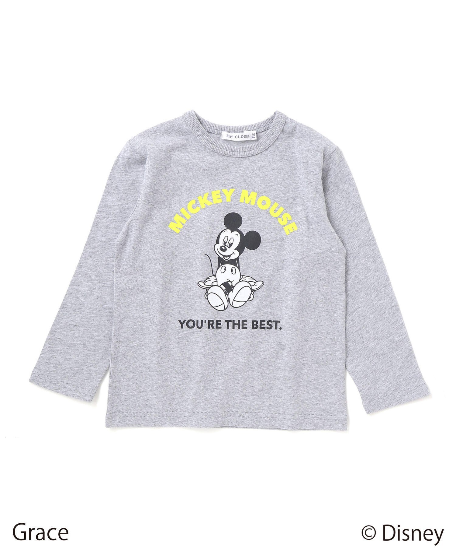 Футболка с длинными рукавами и принтом Disney (90-130 см) BeBe, Gray — фото 2