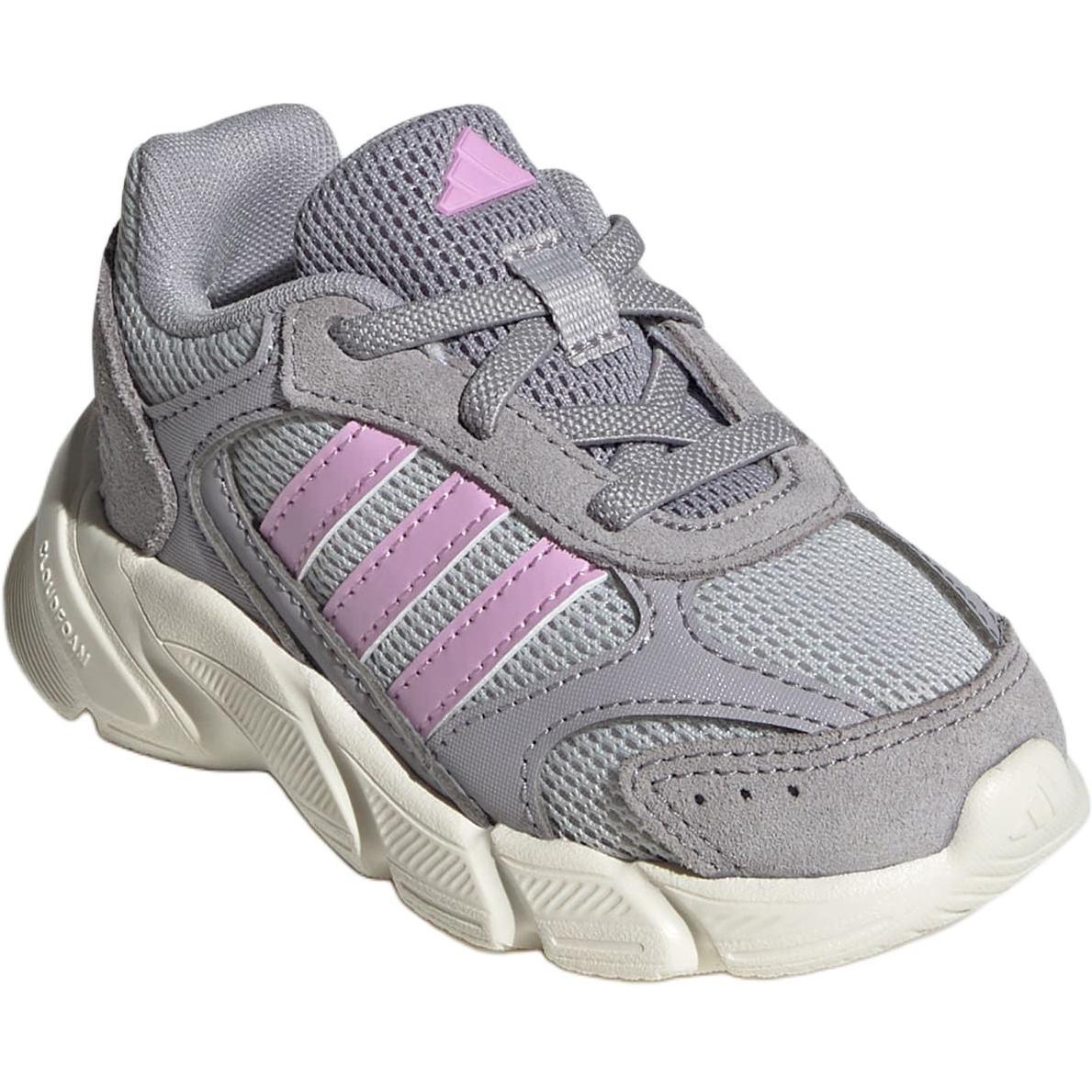 Кроссовки CRAZYCHAOS 2000 для малышей с защитой от истирания Adidas, серый/фиолетовый — фото 3