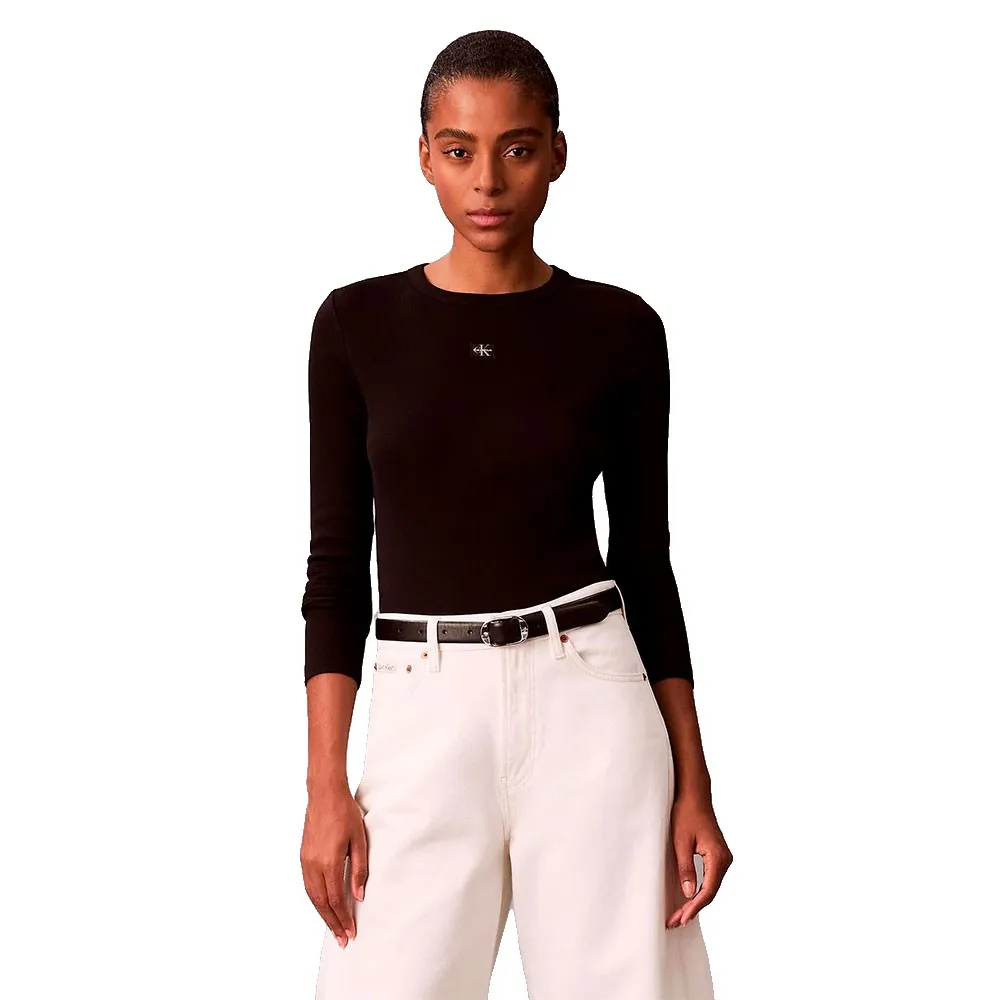 

Футболка с длинным рукавом Calvin Klein Jeans LV047E205G, черный