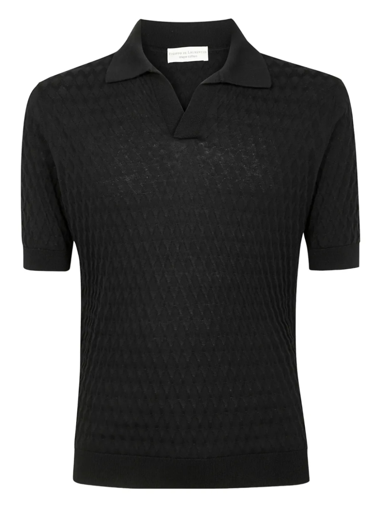 

Filippo De Laurentiis knitted Футболка, черный
