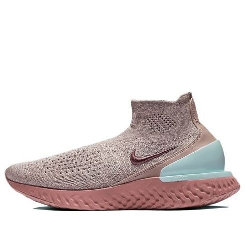 

Кроссовки rise react flyknit Nike, розовый