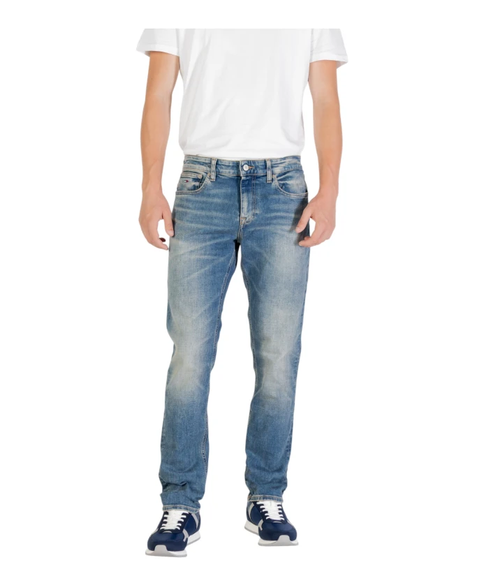 

Узкие джинсы из экологически чистой ткани Tommy Jeans, синий