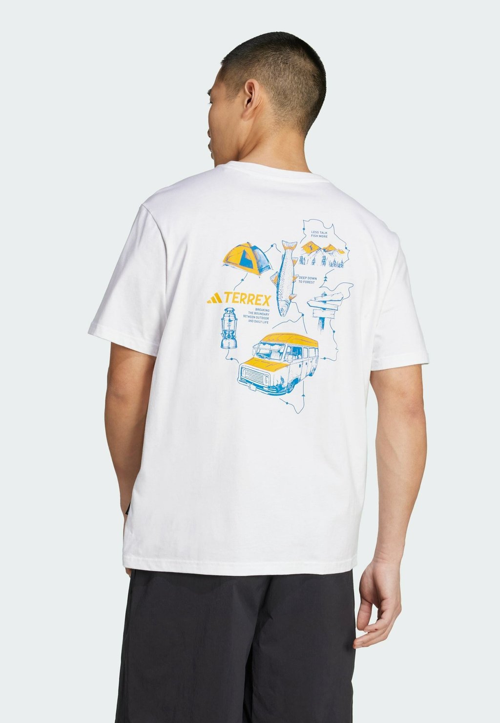 

Футболка с принтом POLYGIENE GRAPHIC Adidas Terrex, белый