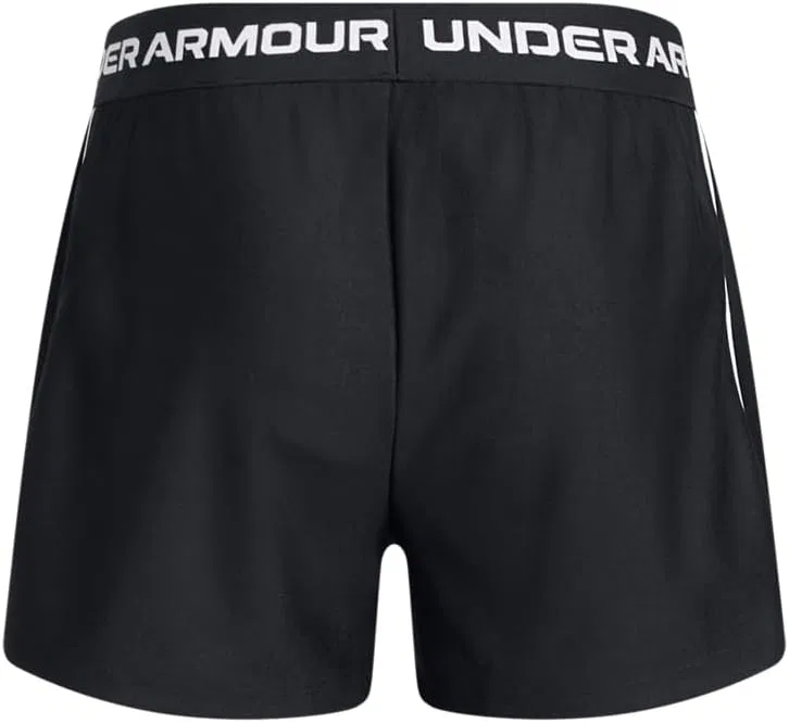 Шорты Under Armour Girls Tech Play Up, (002) Black//Black — фото 2