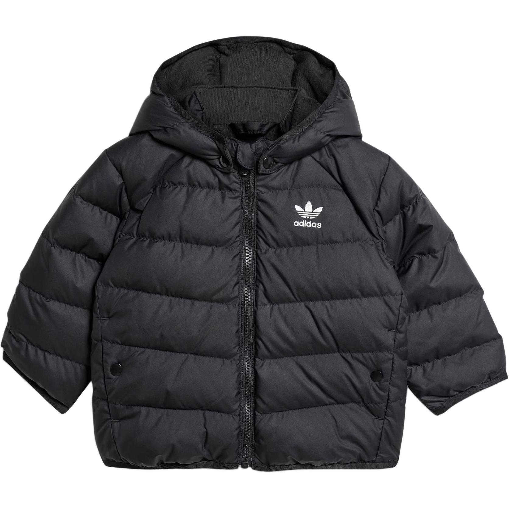 

Adidas Originals Пуховик Adicolor, черный, для младенцев и малышей