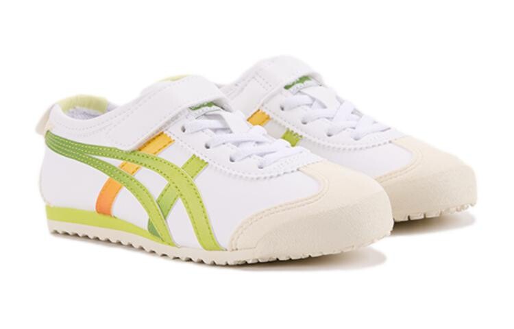 Кроссовки Onitsuka Tiger MEXICO 66 Kids Lifestyle Shoes Kids Low-top White/Green, зеленый — фото 2