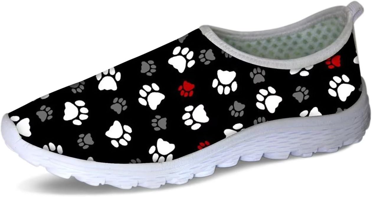 

Кроссовки унисекс Forchrinse Black Dachshund Flower, мягкие, без шнурков, для женщин и мужчин, легкие и дышащие, белый