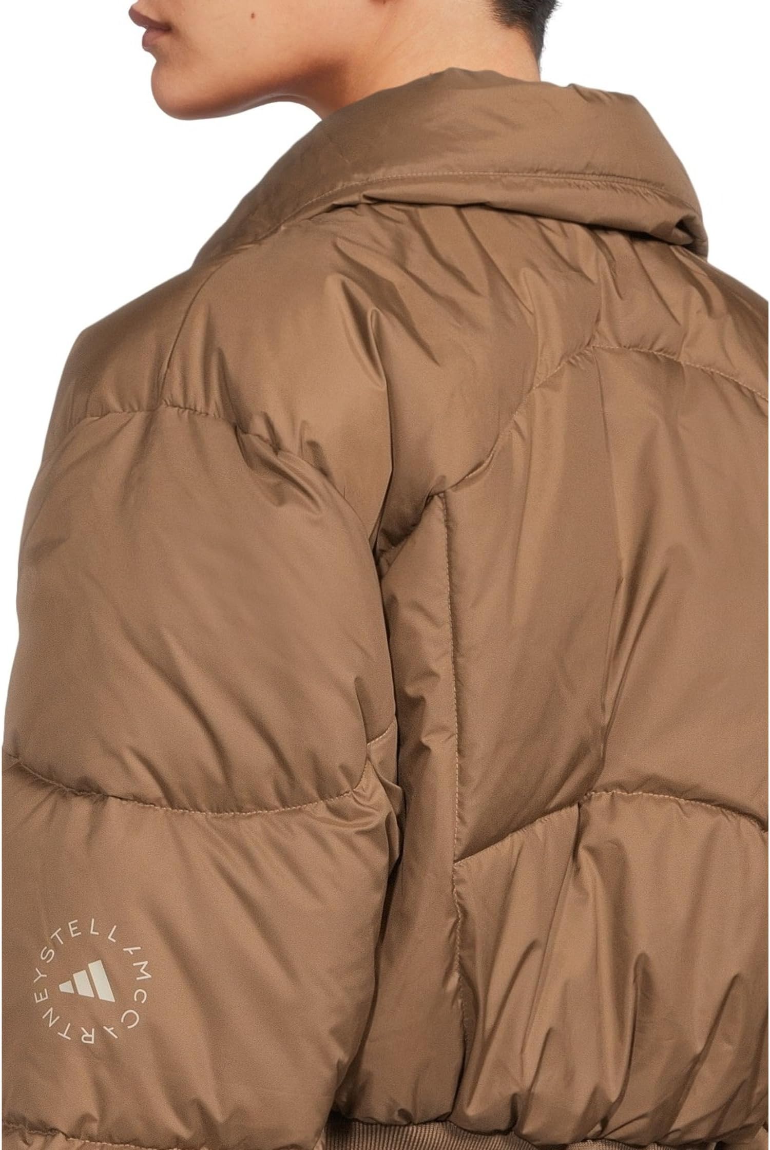 Куртка adidas by Stella McCartney Cropped Padded Winter Jacket JM3652, цвет Brown Moss — фото 4