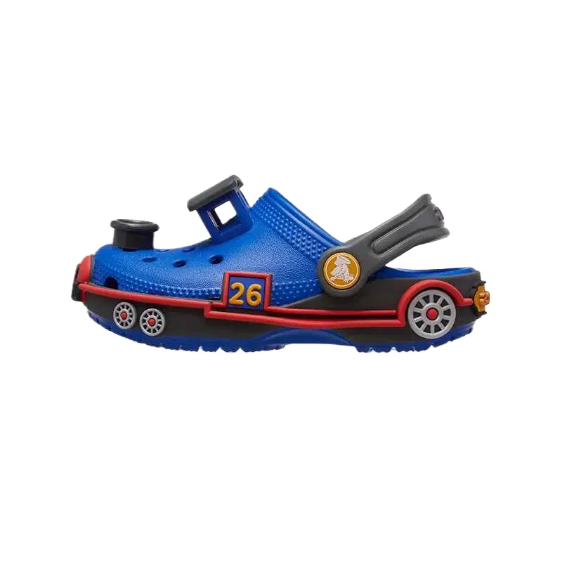 Детские клоги Crocs Thunder Blue/Carbon Fiber Gray