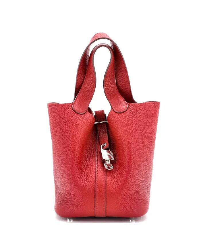 

Сумка-замок PM Picotin Clemence Pre-Owned HERMÉS, красный