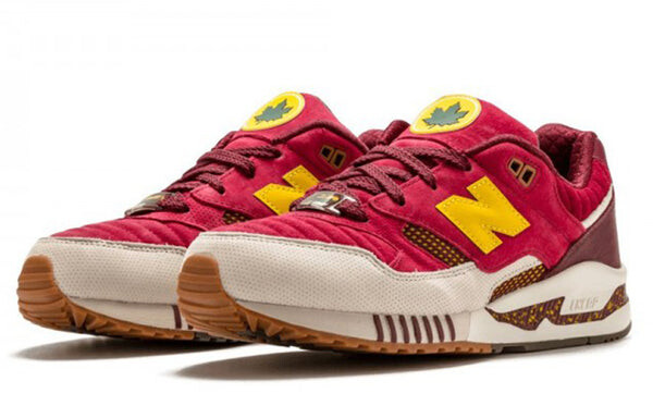 Кроссовки ronnie fieg x 530 New Balance, красный — фото 2