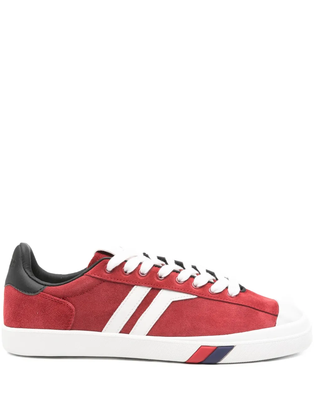 

Замшевые кроссовки с полосками Pro-Keds, красный