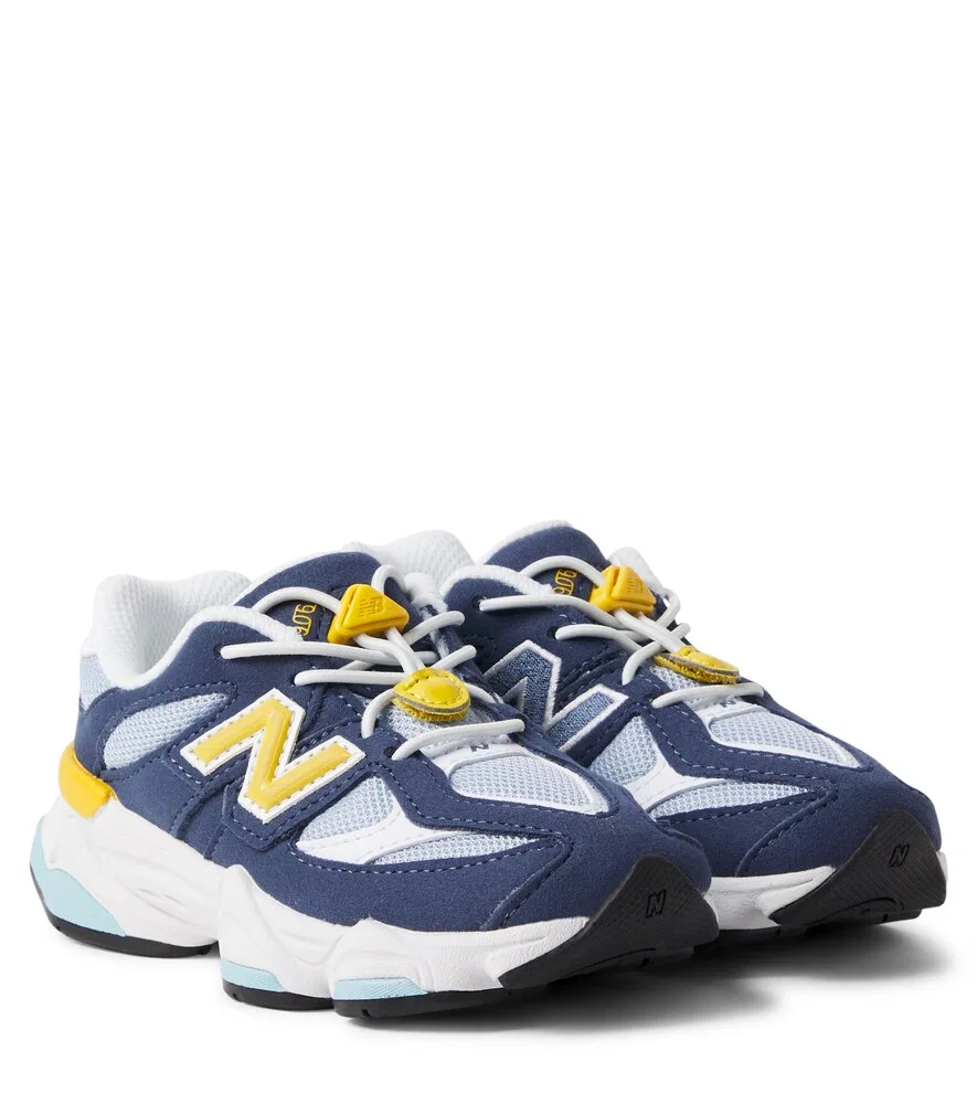 Кроссовки 9060 с замшевой отделкой New Balance Kids, синий