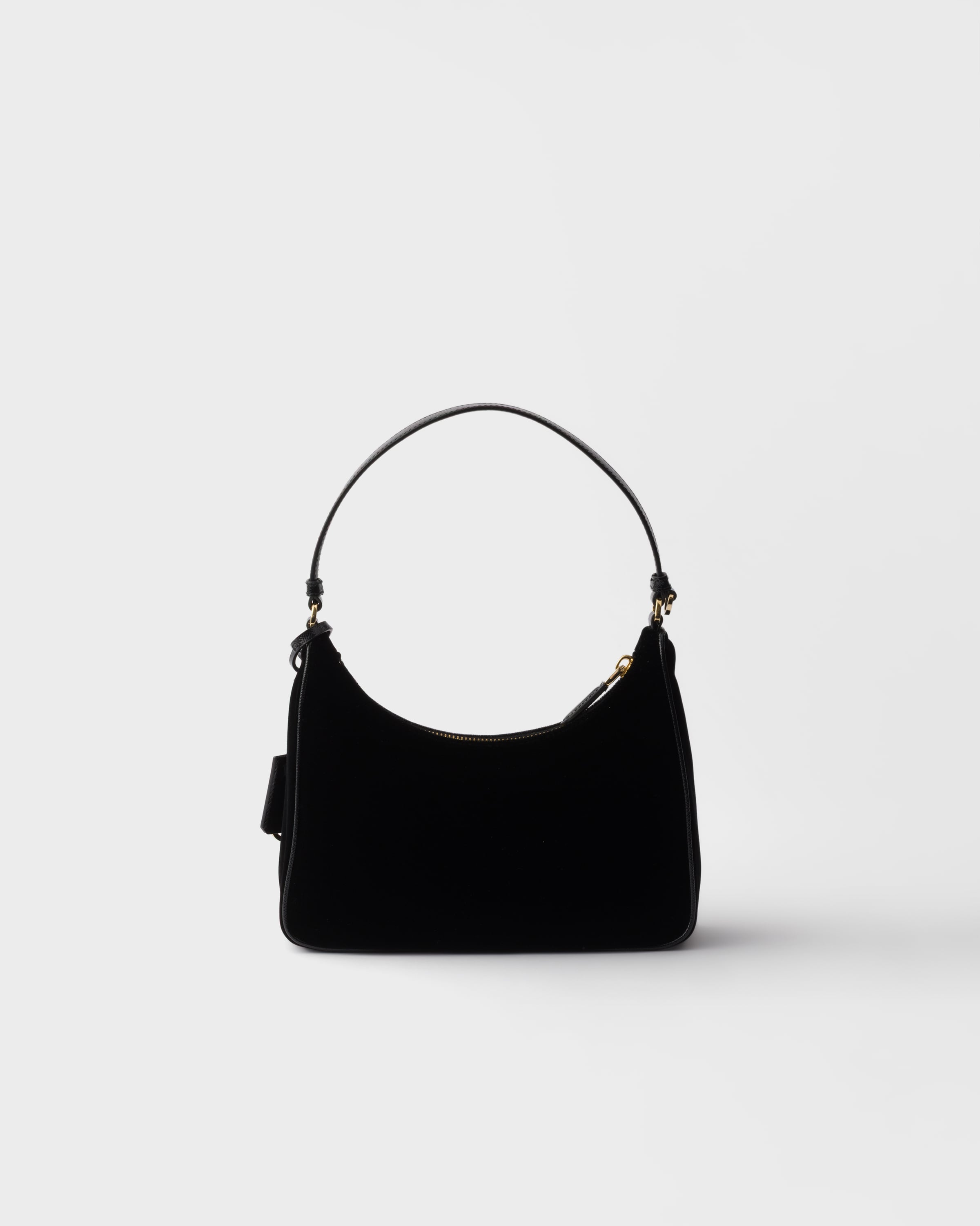 Мини-сумка Prada Re-Edition 2005 из бархата и сафьяновой кожи Prada, черный — фото 3