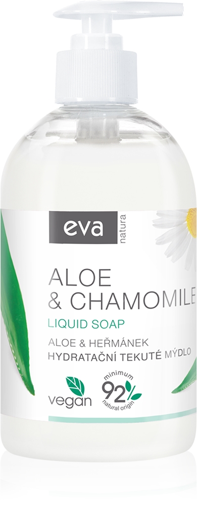 

Мыло для рук с алоэ и ромашкой Eva Natura, 500 мл