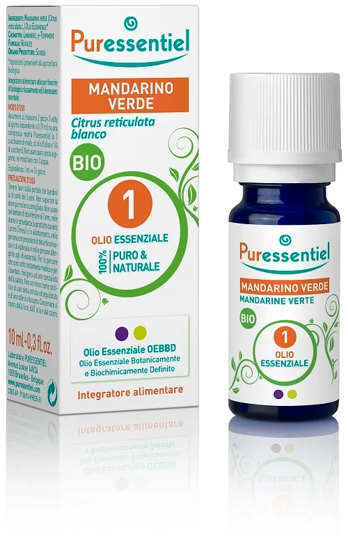 

Organic Green Mandarin OE 10 мл для улучшения психического здоровья Puressentiel