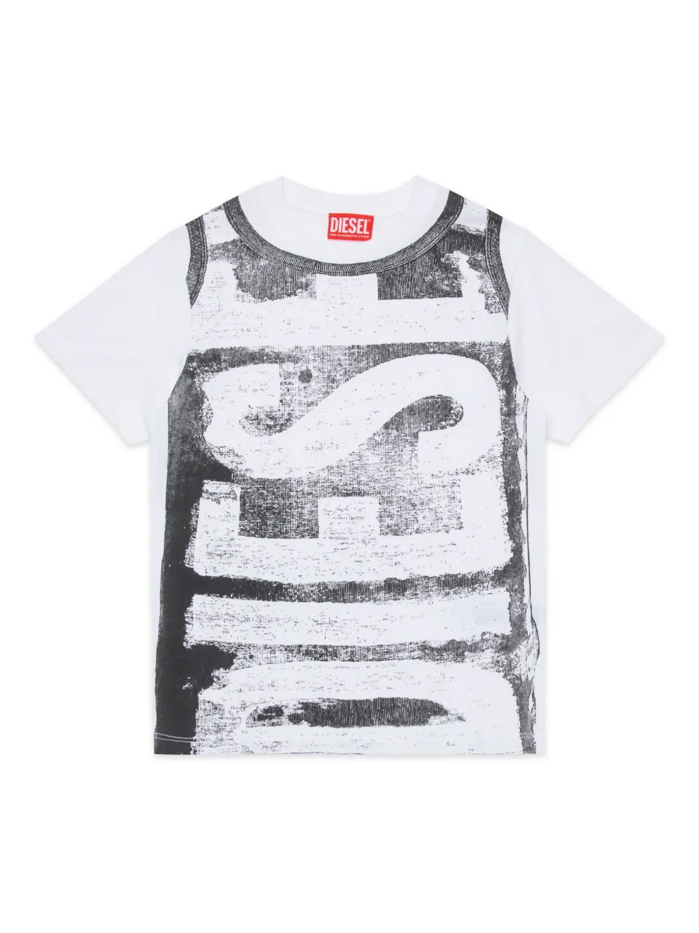 

Футболка с логотипом Diesel Kids, белый