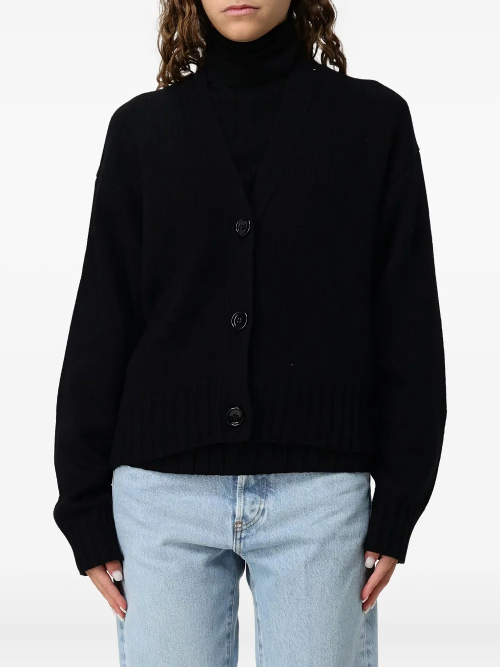 

Кардиган с V-образным вырезом Allude, черный