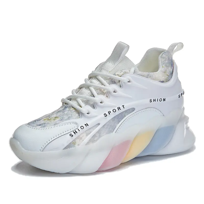 

Кроссовки NRDROFFICIAL Chunky Sneakers Women's Low-Top, белый