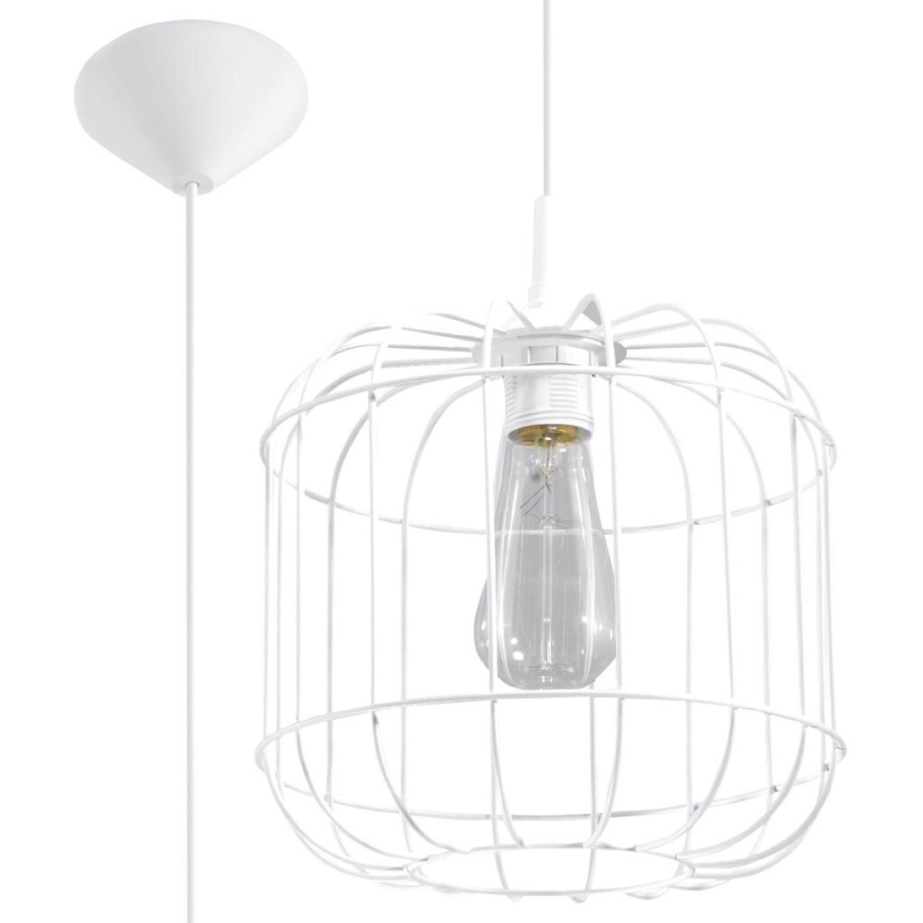 

Подвесной светильник CELTA белый 1xE27 60Вт сталь 95x23x23см Sollux Lighting