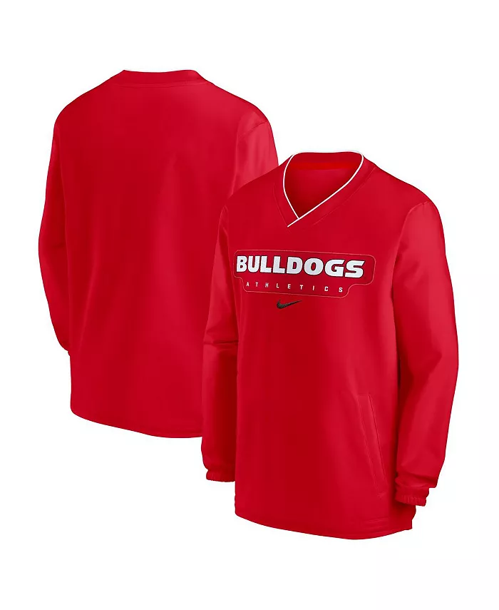 

Мужская красная толстовка Georgia Bulldogs 2024 Sideline Pullover Nike