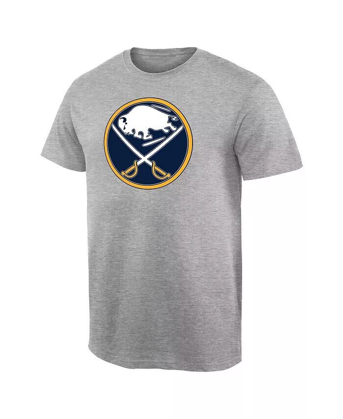 

Мужская футболка с логотипом Ash Buffalo Sabers Team Primary Fanatics