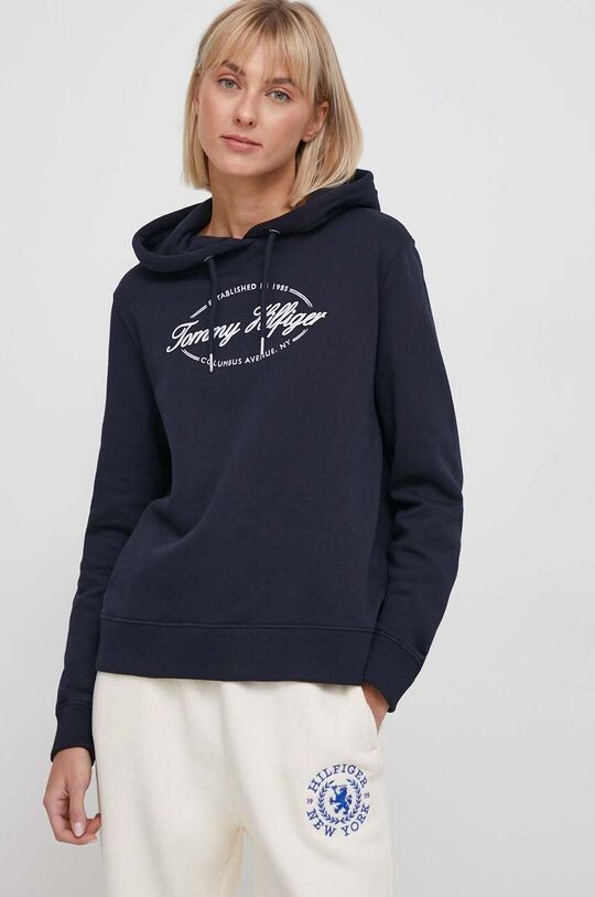 

Хлопковая толстовка Tommy Hilfiger, темно-синий