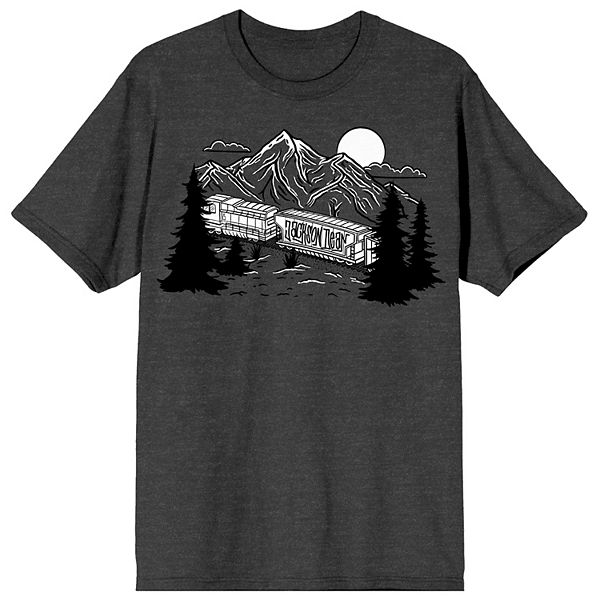 

Футболка с принтом Men's Jackson Dean Night Mountain Scenery & Train Licensed Character