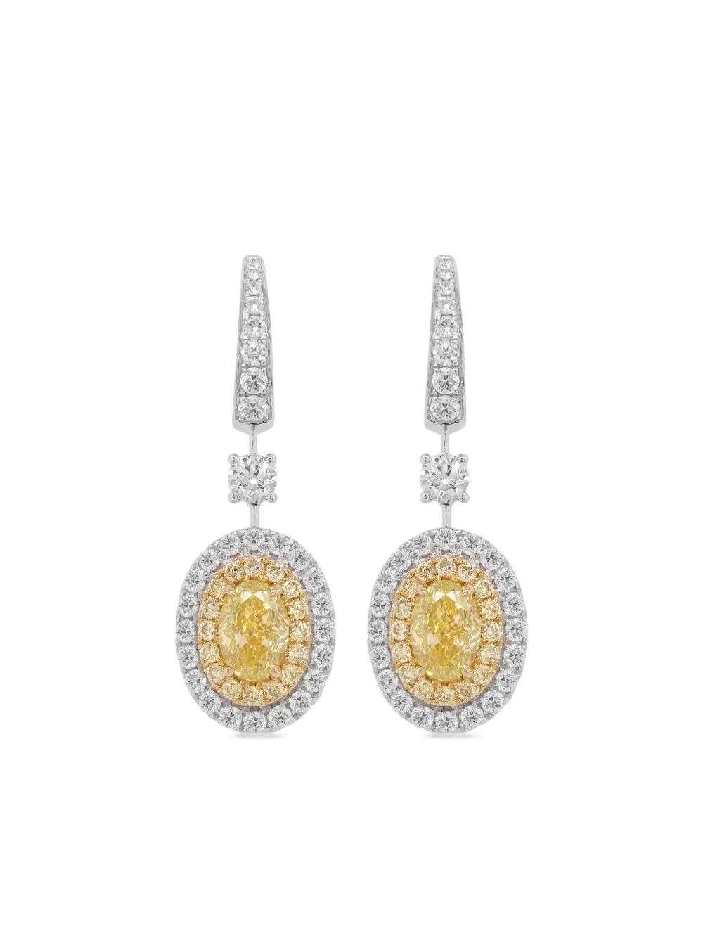 

Серьги из белого золота с бриллиантами HYT Jewelry, белый